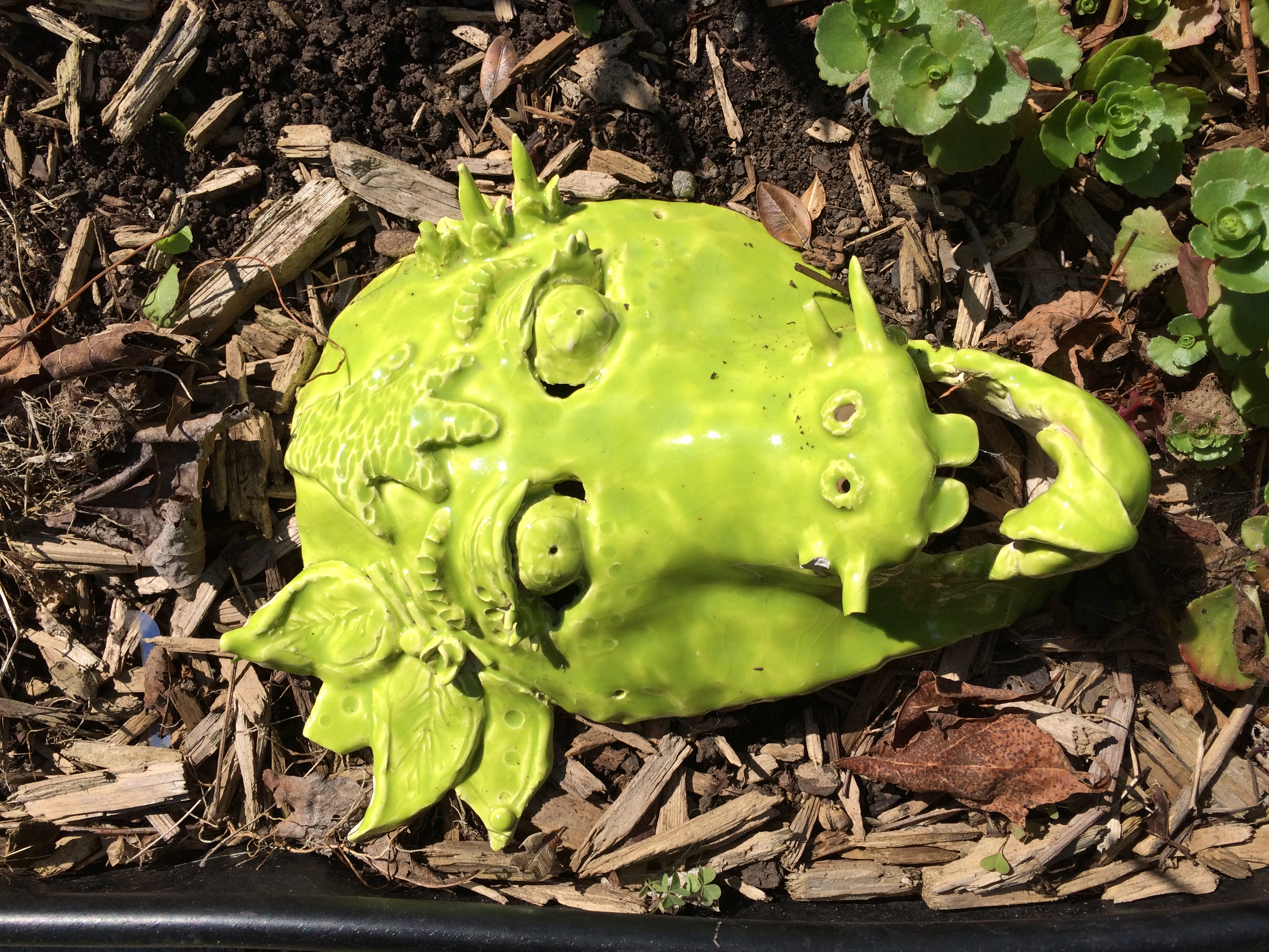 Green Dragon Mask