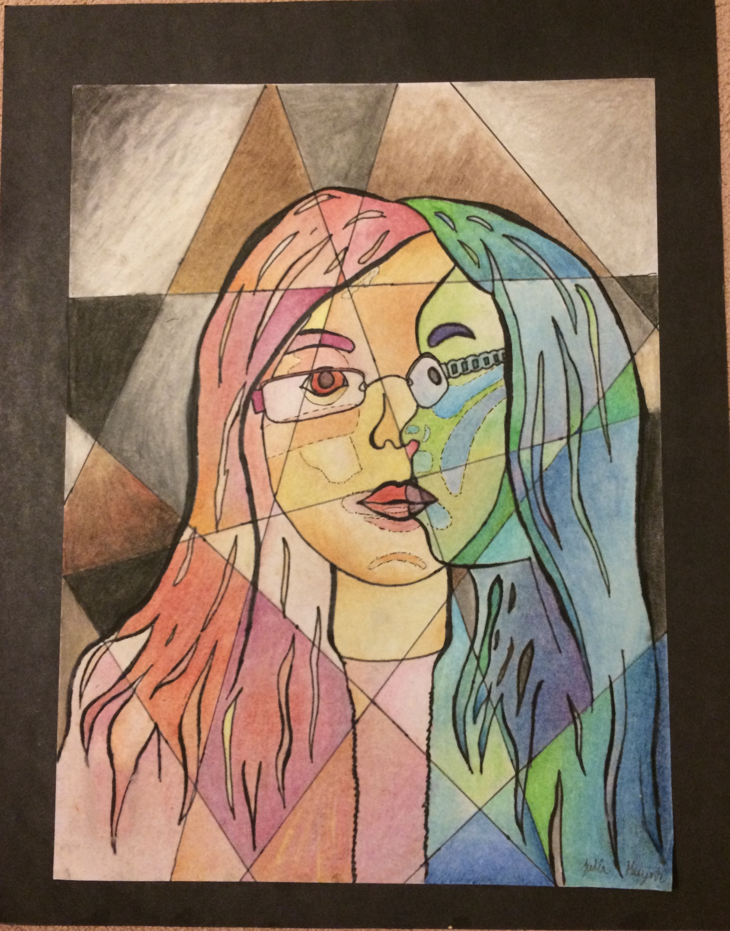 Colourful Self Portrait