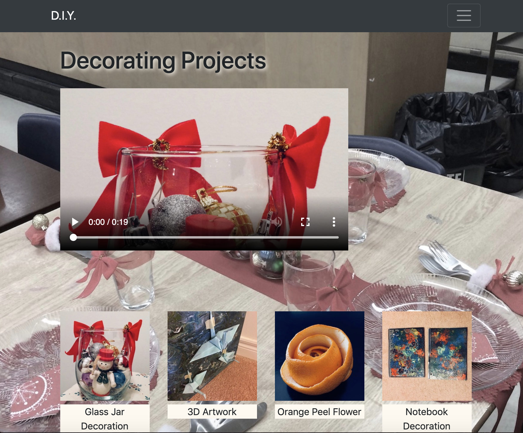 decorating page